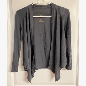 Total Girl Grey Open-Front Girl’s Cardigan